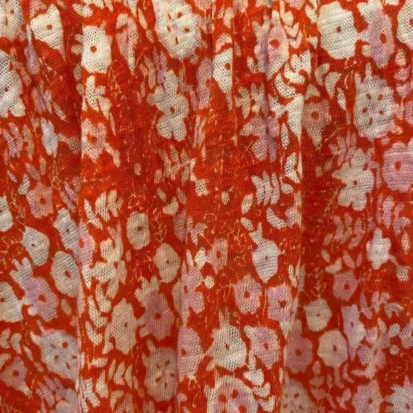 Free People Lucky Coin Festive Orange Small Tank Top - Picture 8 of 12